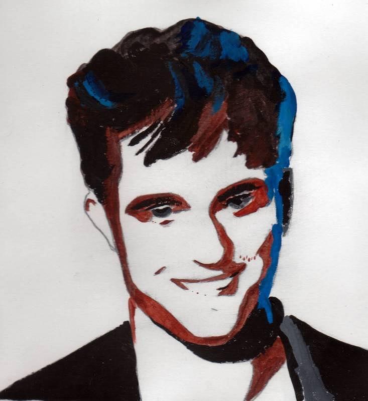 Robert Pattinson 7 Painting by Audrey Pollitt