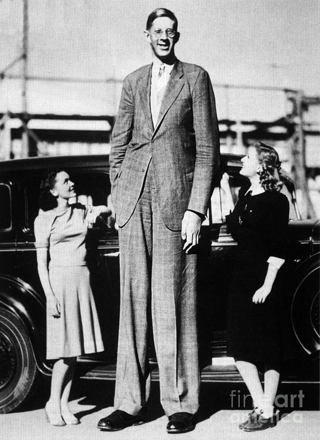Robert Pershing Wadlow, Tallest Man Photograph by Science Source