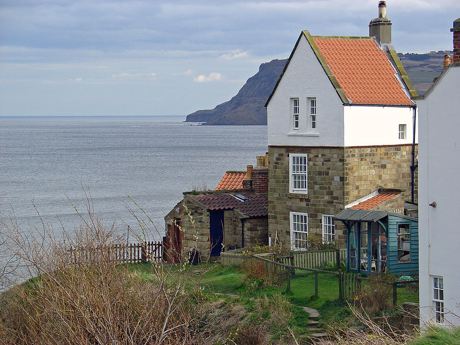 Robin Hoods Bay - Cottages Photograph by Rod Johnson