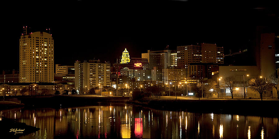 Rochester by night Photograph by Don Anderson
