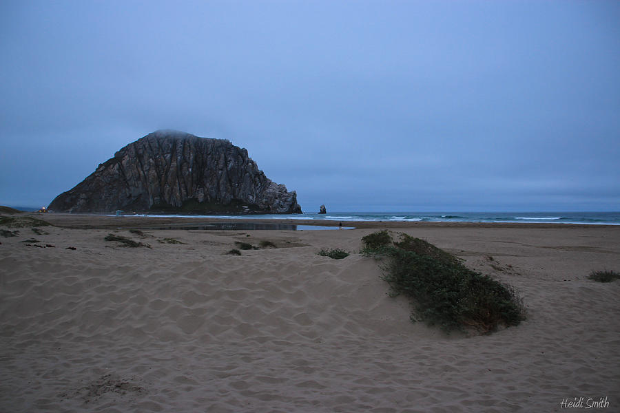 Beach Photograph - Rock And Dunes by Heidi Smith