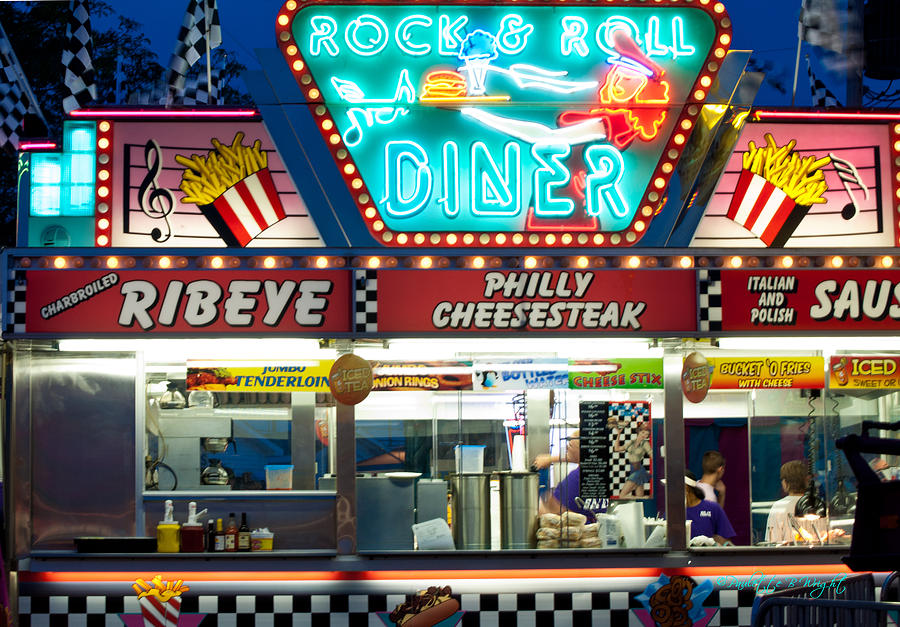 Rock And Roll Diner Photograph by Paulette B Wright