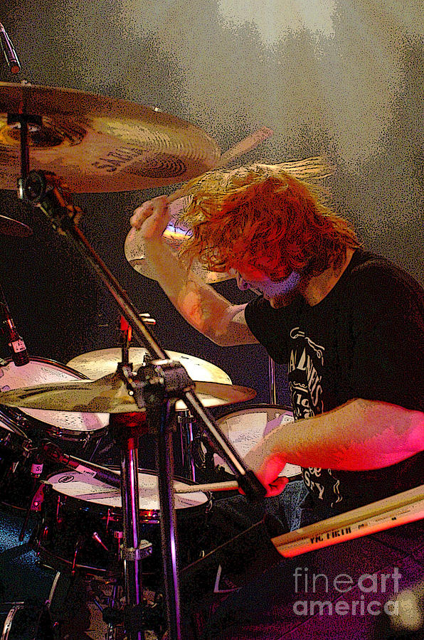 Rock Drummer Photograph by Randy Harris