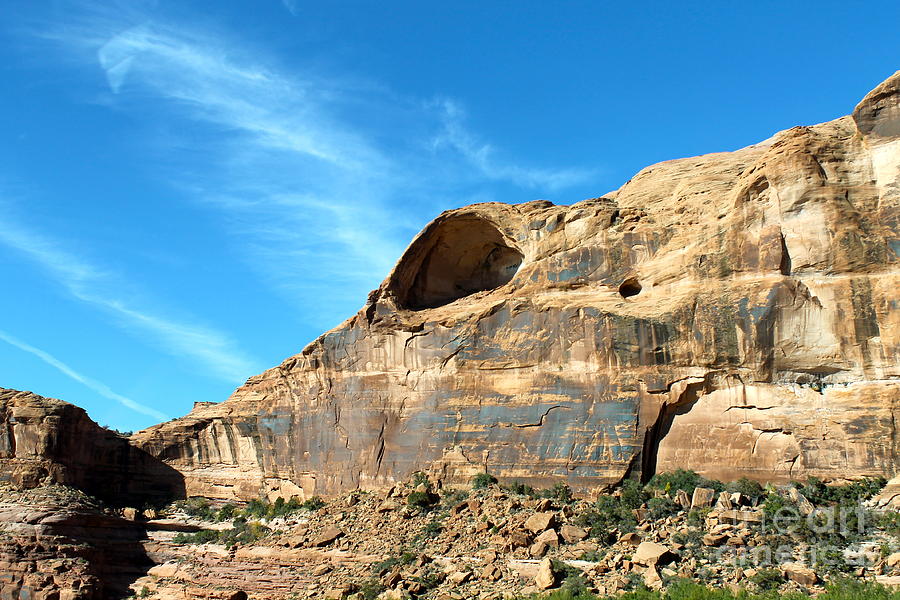 Rock Formation along the Colorado River Photograph by Pamela Walrath