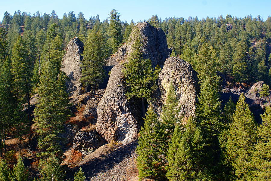 Rock Formations at Deep Creek Canyon Photograph by Ben Upham III
