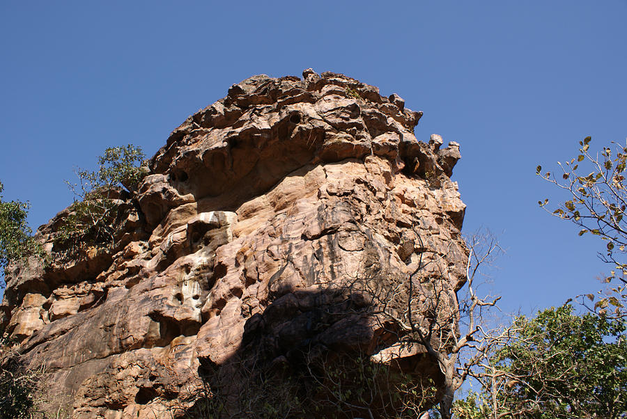 Rock formations BhimBhetka Photograph by Ashish Agarwal