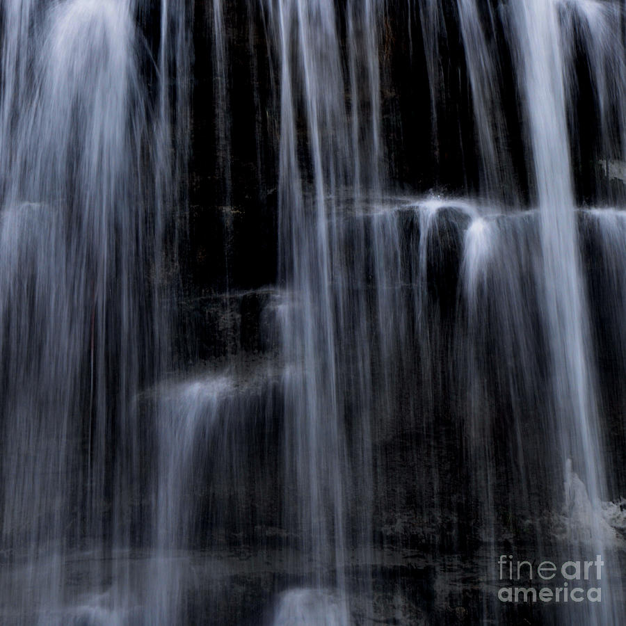 Rock Glen Water Falls Photograph by Ronald Grogan