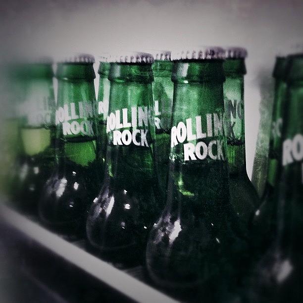 Summer Photograph - Rock On. #rolling #rock #summer #drink by Loghan Call