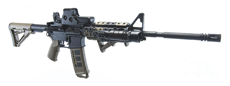 Rock River Arms Ar-15 Rifle Equipped Photograph by Terry Moore