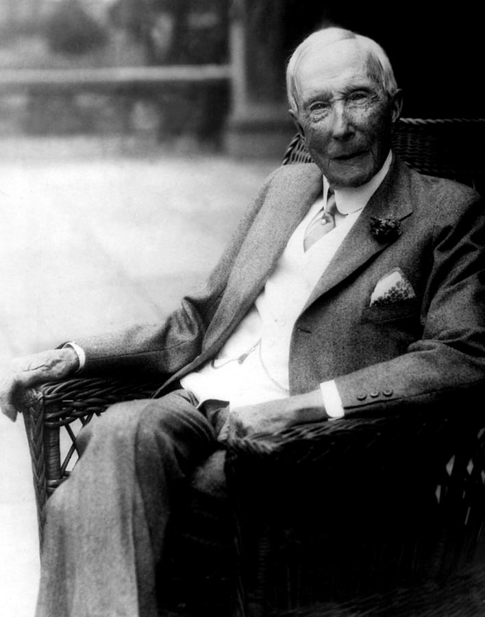 Rockefeller, John D. Sr., 91st Birthday Photograph by Everett - Fine ...