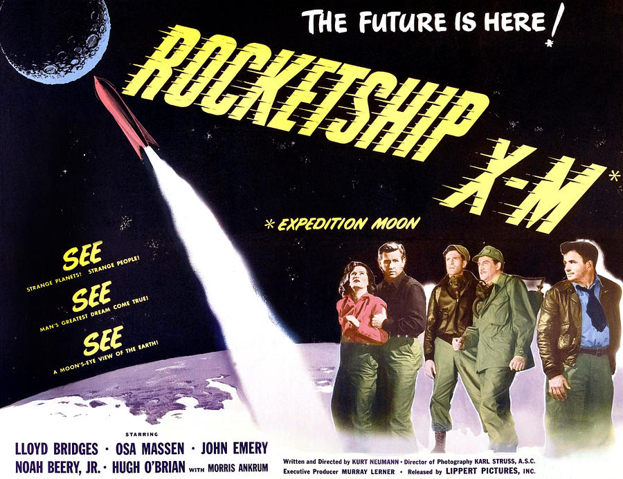 Rocketship X-m, Far Left Osa Massen Photograph by Everett