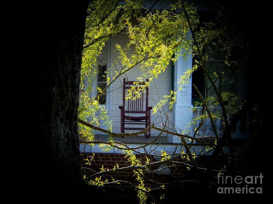 Rocking Chair on the Porch Photograph by Joyce Kimble Smith