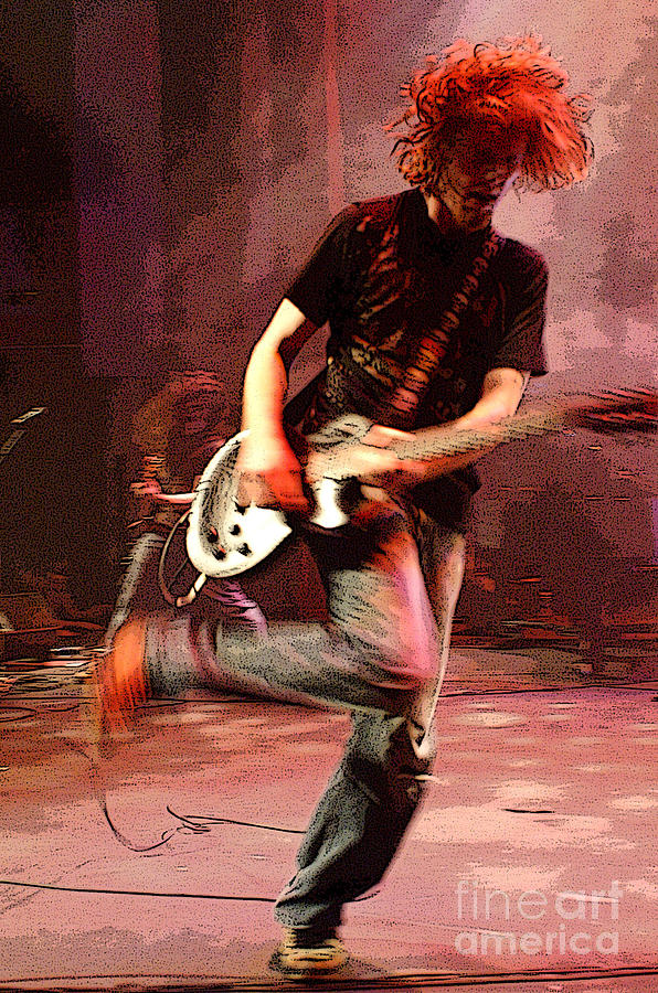Rocking Guitarist Photograph by Randy Harris