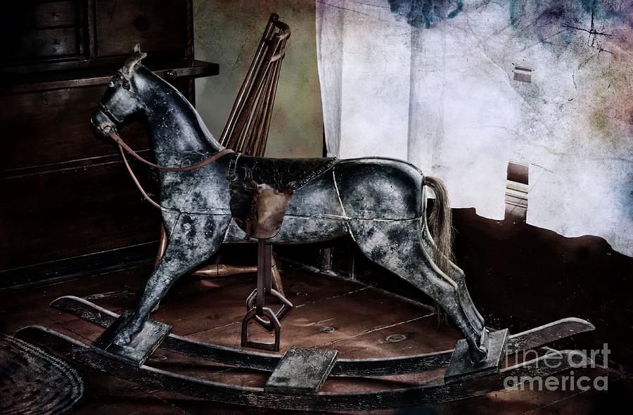 Rocking Horse..   mid 1800s Photograph by Elaine Manley