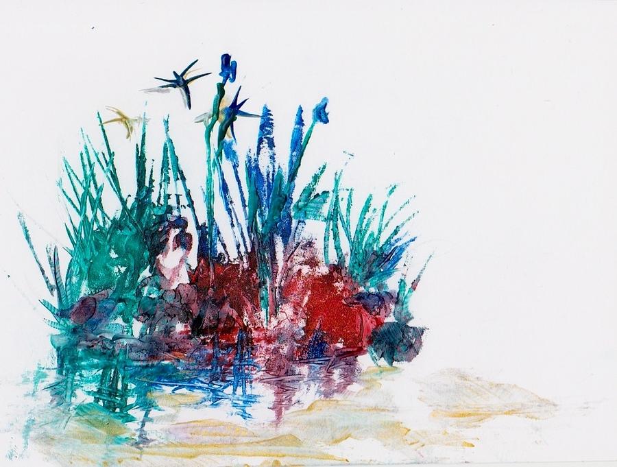 Rockpool Painting by Angelina Whittaker Cook