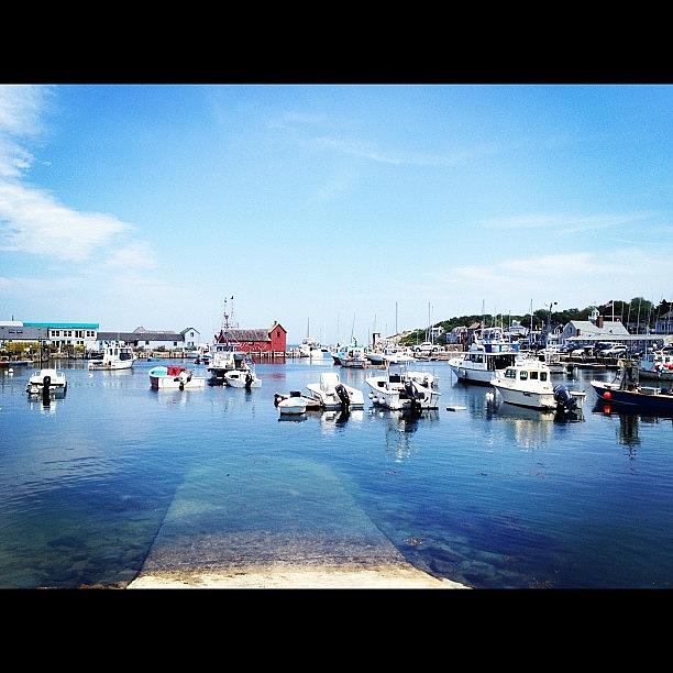 Boat Photograph - #rockport #bearneck #water #waterscape by Danielle McNeil