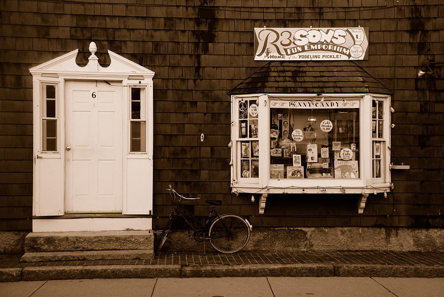 Rockport Massachusetts Storefront Photograph by Richard Bryce and Family
