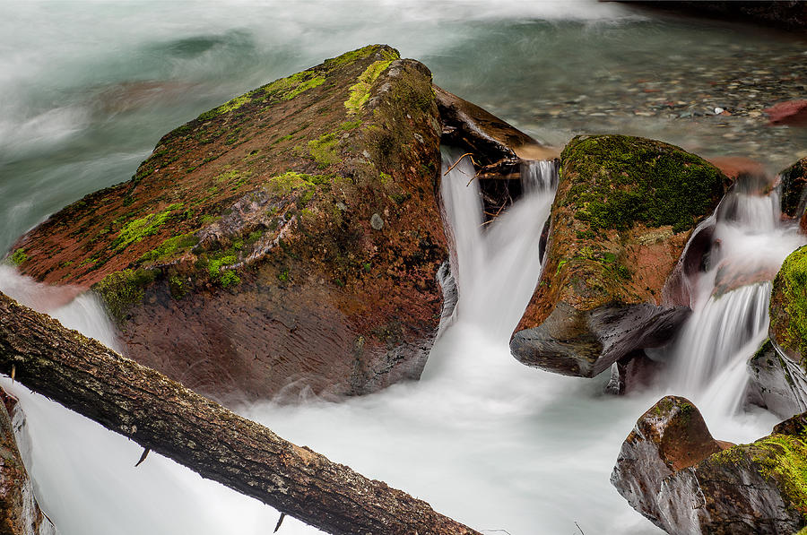 Rocks of Avalanche Gorge Photograph by Greg Nyquist