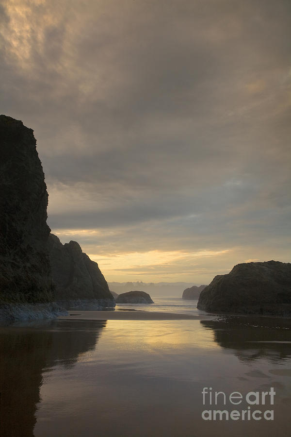 Rocky Coast Dawn Photograph by Timothy Johnson