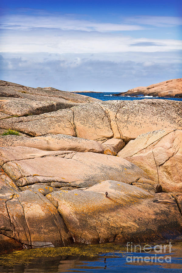 Rocky Coast Sweden Photograph by Lutz Baar