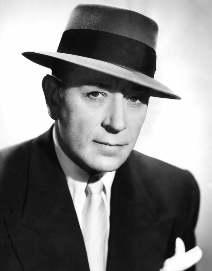 Hat Photograph - Rocky Jordan, George Raft, 1951-1953 by Everett