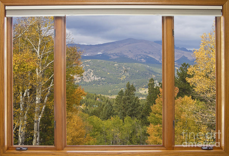 Rocky Mountain Picture Window Scenic View Photograph by James BO Insogna