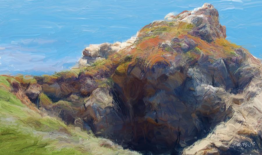 Rocky Point Big Sur CA Painting by Jim Pavelle