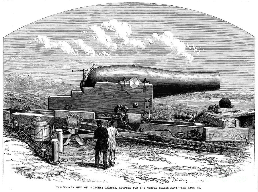 Rodman Gun, 1867 Photograph by Granger
