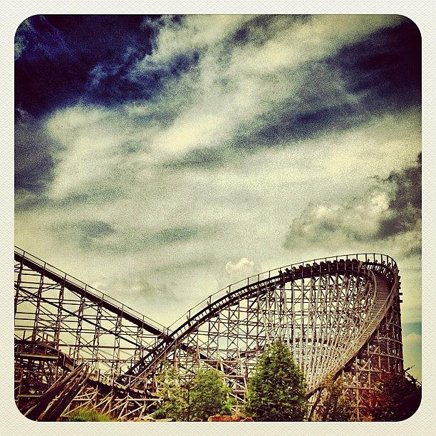 Beautiful Photograph - Roller Coaster troy by Wilbert Claessens