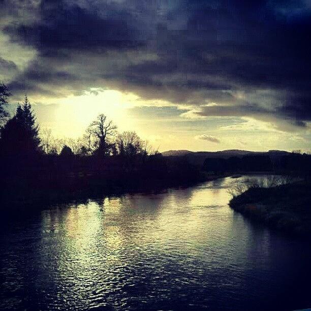Dumfries Photograph - Rolling Down The River #skystyles_gf by Paul Mcfadyen