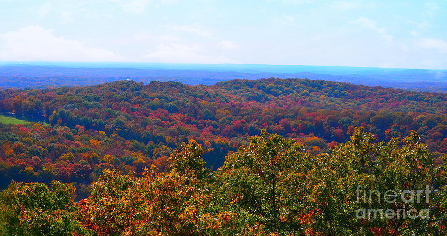 Rolling Hills of Autumn II Photograph by Peggy Franz