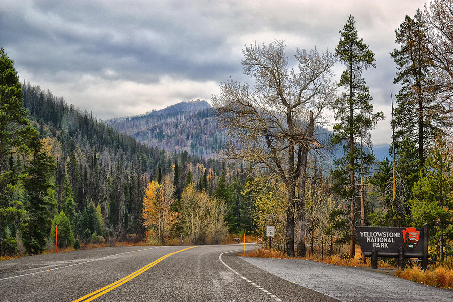 Yellowstone National Park Photograph - Rolling Into Yellowstone by Kelly Reber