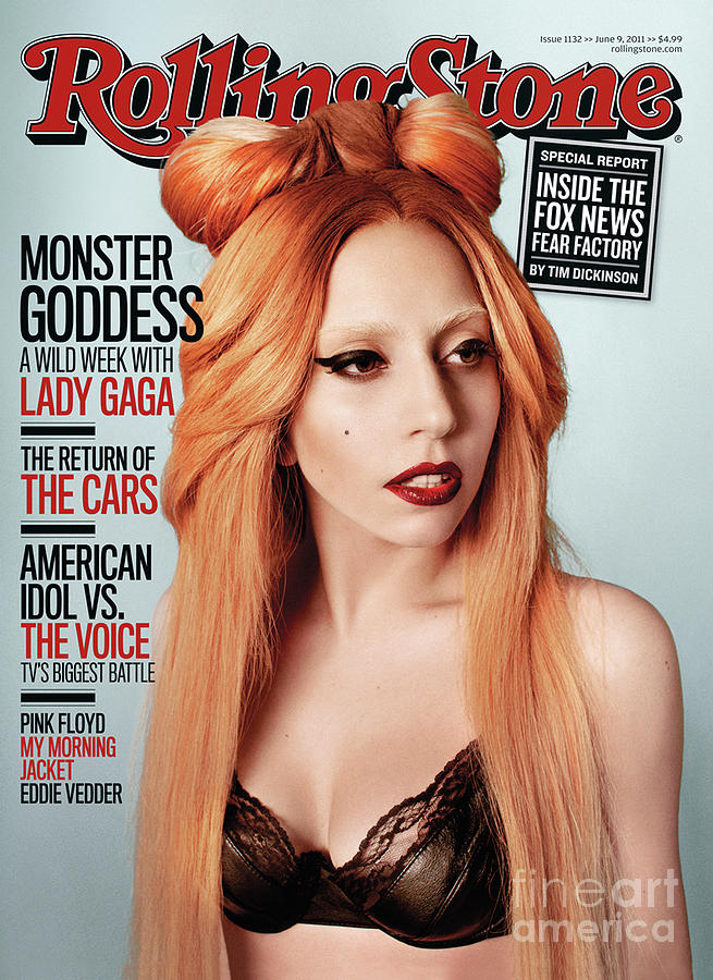 Rolling Stone Cover Volume 1132 692011 Lady Gaga Photograph By 