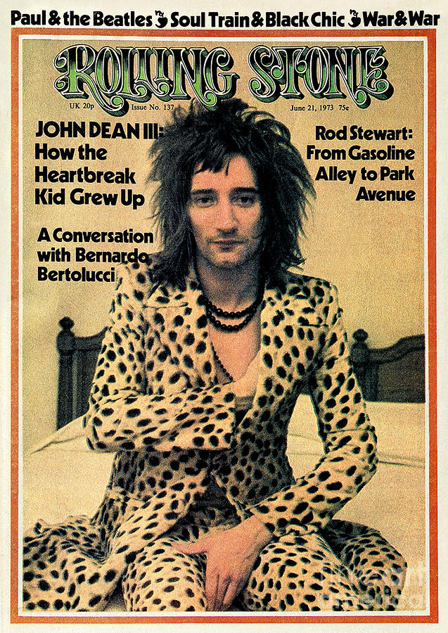 Rolling Stone Cover - Volume #137 - 6/21/1973 - Rod Stewart Photograph ...