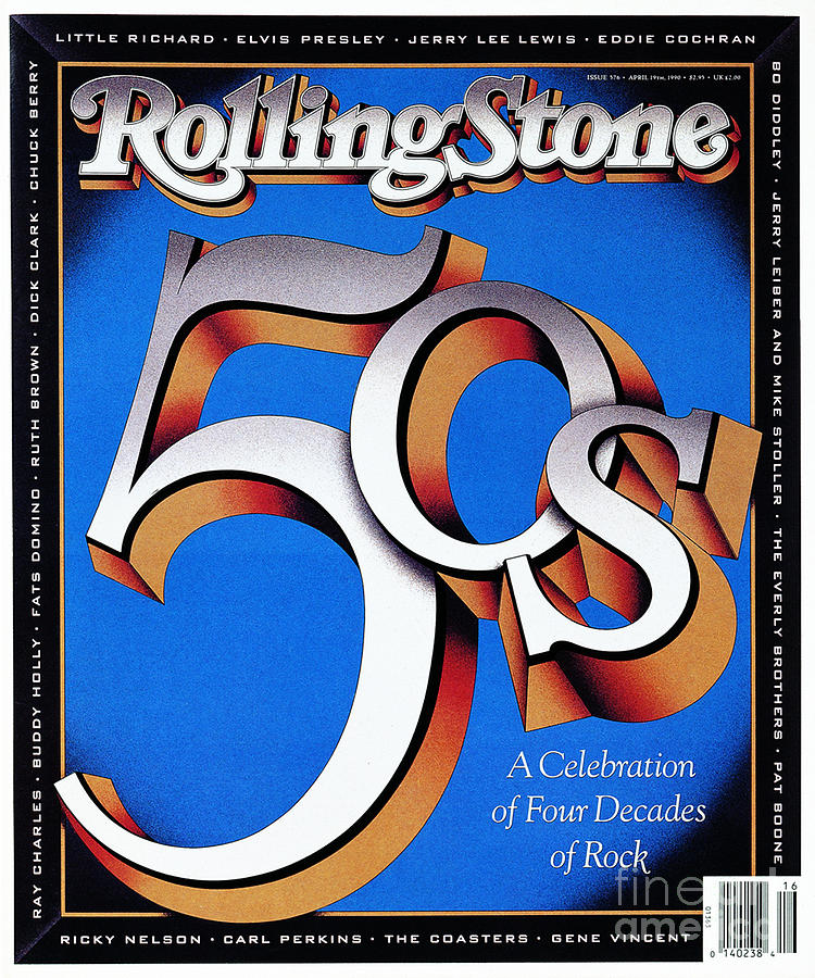 Rolling Stone Photograph - Rolling Stone Cover - Volume #576 - 4/19/1990 - The 50s by Terry Allen Rolling Stone Photograph - Rolling Stone Cover - Volume #576 - 4/19/1990 - The 50s by Terry Allen