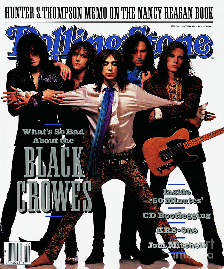 Rolling Stone Cover Volume 605 5301991 Black Crowes Photograph By Mark Seliger 8712