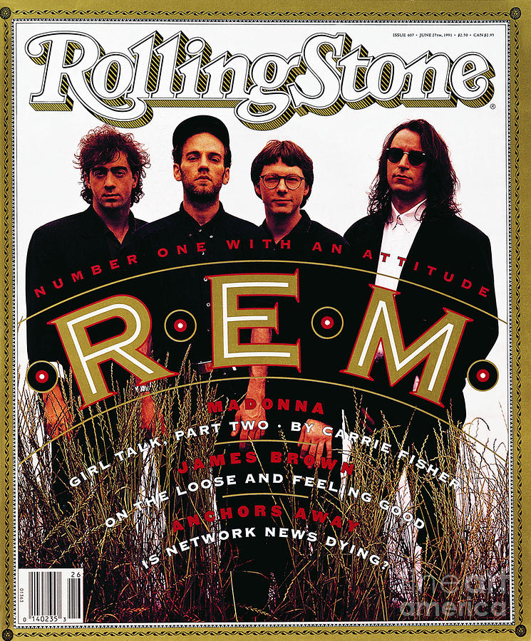 Rem Photograph - Rolling Stone Cover - Volume #607 - 6/27/1991 - Rem by Frank Ockenfels Rem Photograph - Rolling Stone Cover - Volume #607 - 6/27/1991 - Rem by Frank Ockenfels