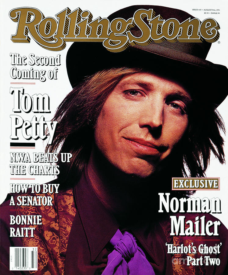 Tom Petty Photograph - Rolling Stone Cover - Volume #610 - 8/8/1991 - Tom Petty by Mark Seliger Tom Petty Photograph - Rolling Stone Cover - Volume #610 - 8/8/1991 - Tom Petty by Mark Seliger
