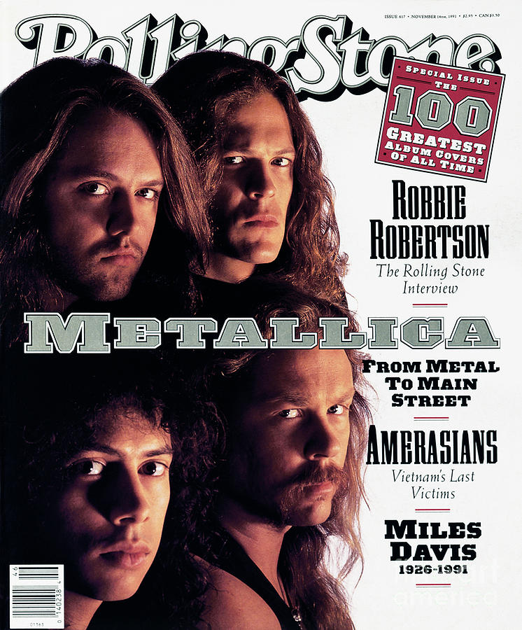 Rolling Stone Cover - Volume #617 - 11/14/1991 - Metallica Photograph ...