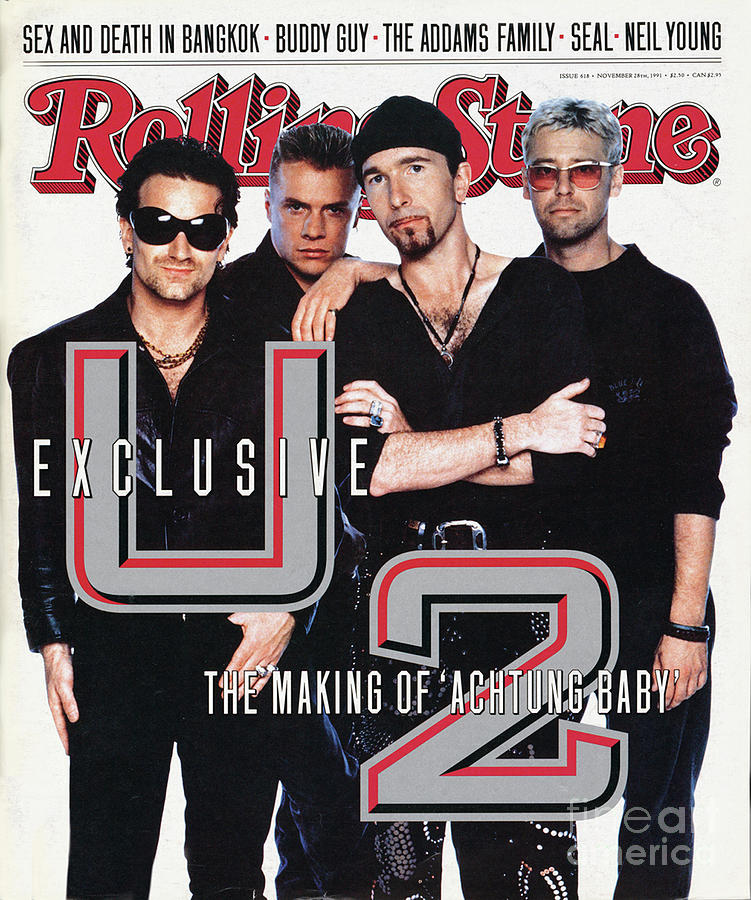 Rolling Stone Cover Volume 618 11 28 1991 U2 Photograph By Anton Corbijn