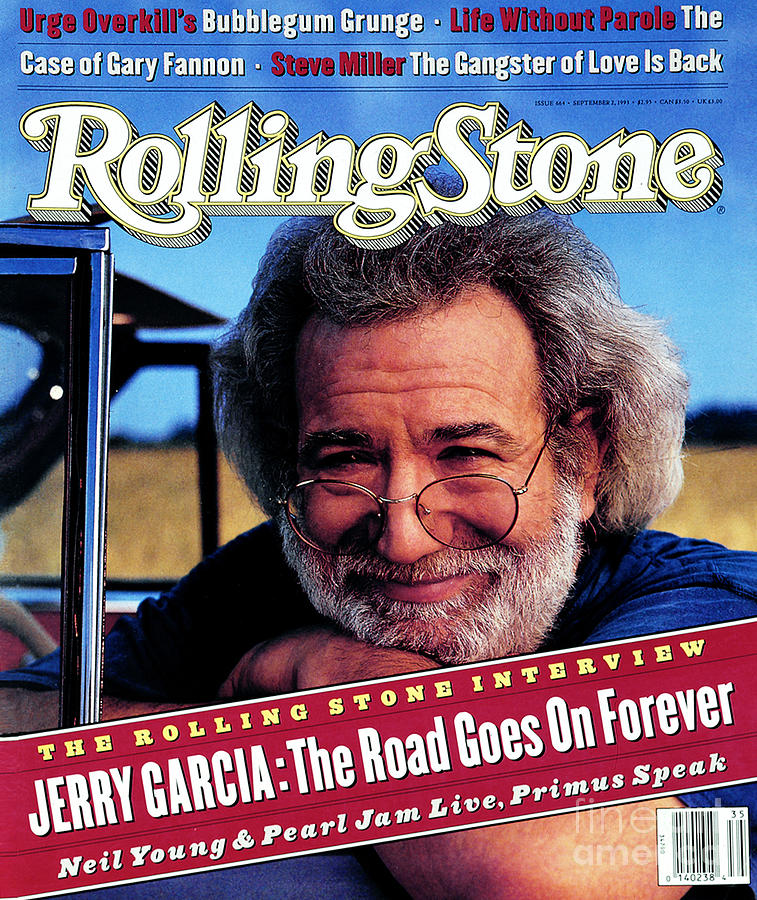 Rolling Stone Cover - Volume #664 - 9/2/1993 - Jerry Garcia Photograph ...