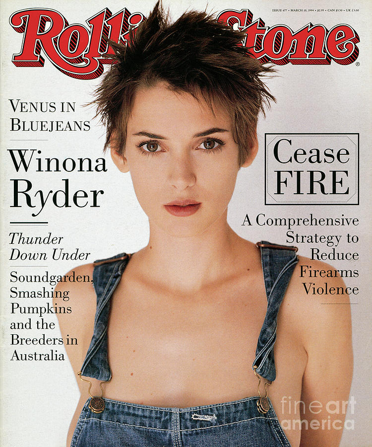 Rolling Stone Cover Volume 677 3101994 Winona Ryder Photograph By Herb Ritts