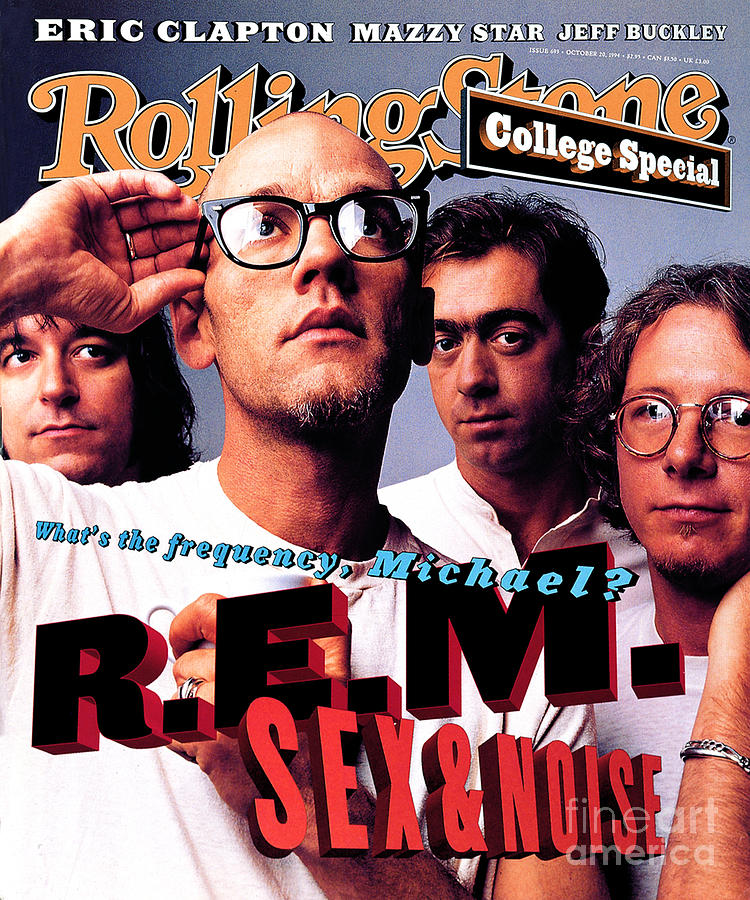 Rolling Stone Cover Volume 693 10/20/1994 Rem Photograph by Mark Seliger