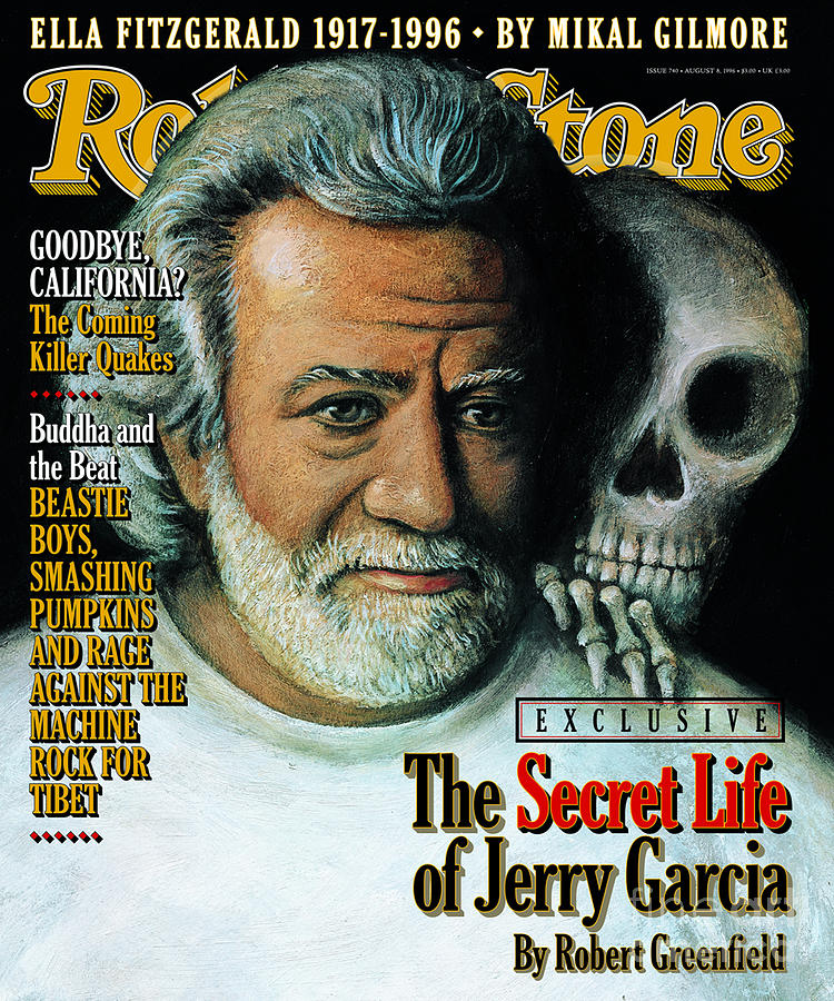 Rolling Stone Cover - Volume #740 - 8/8/1996 - Jerry Garcia Photograph ...