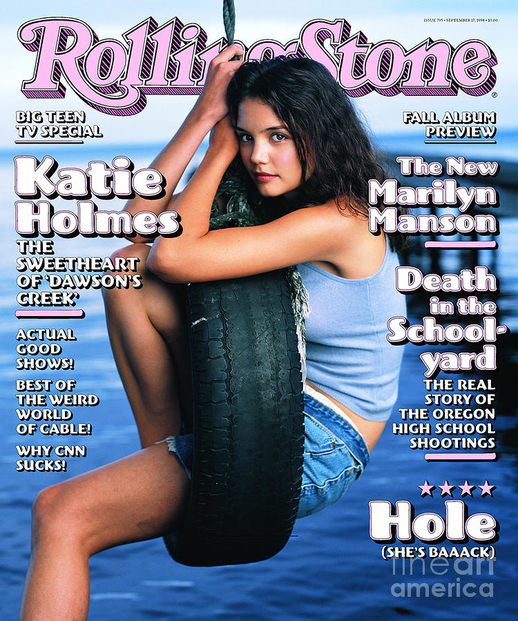 Katie Holmes Photograph - Rolling Stone Cover - Volume #795 - 9/17/1998 - Katie Holmes by Mark Seliger Katie Holmes Photograph - Rolling Stone Cover - Volume #795 - 9/17/1998 - Katie Holmes by Mark Seliger