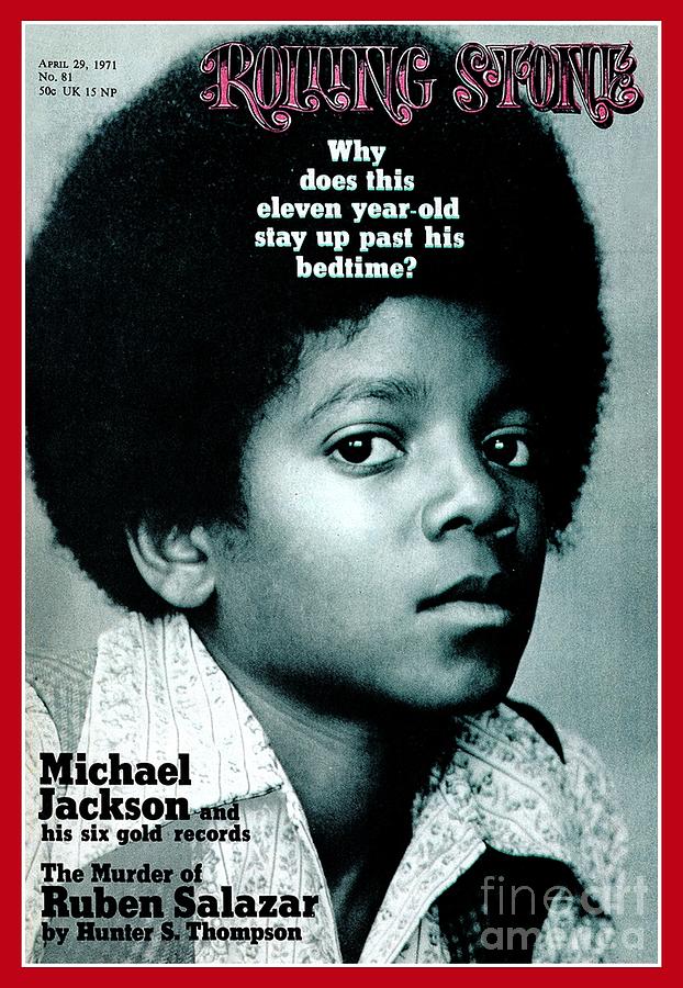 Michael Jackson Photograph - Rolling Stone Cover - Volume #81 - 4/29/1971 - Michael Jackson by Henry Diltz Michael Jackson Photograph - Rolling Stone Cover - Volume #81 - 4/29/1971 - Michael Jackson by Henry Diltz