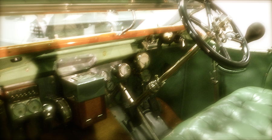 Rolls Royce Silver Ghost Interior Photograph by John Colley