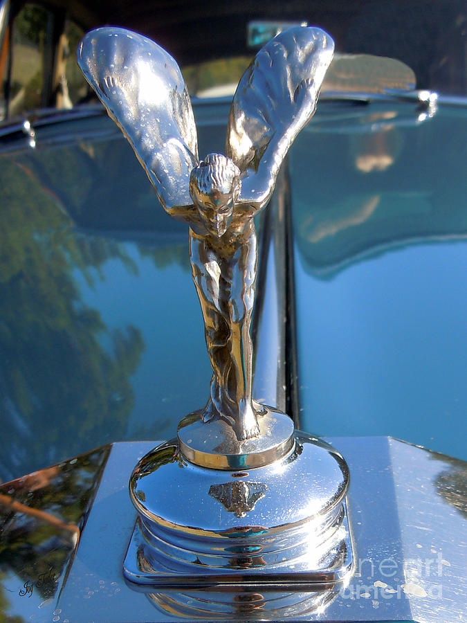 Rolls Royce Spirit Of Ecstasy Photograph by Joy Tudor
