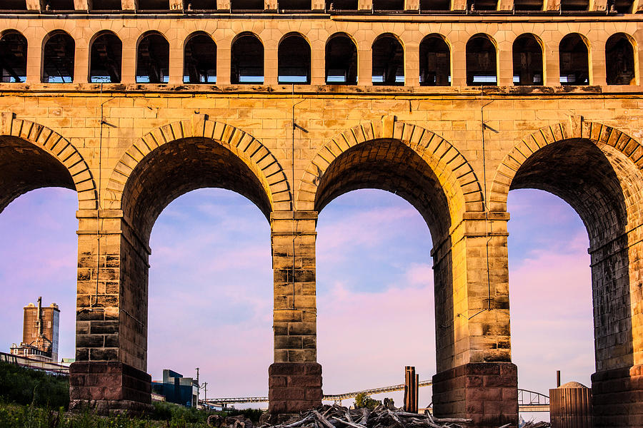 Architecture Photograph - Roman Arches by Semmick Photo