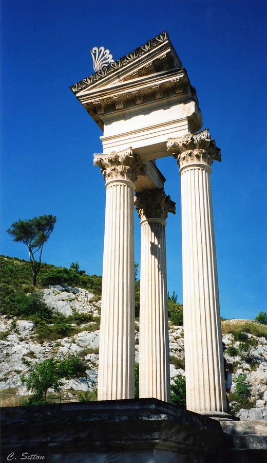 Roman Columns of Glanum Photograph by C Sitton